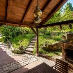 Ferienwohnung Melkerstübchen – Außen Zugang Garten