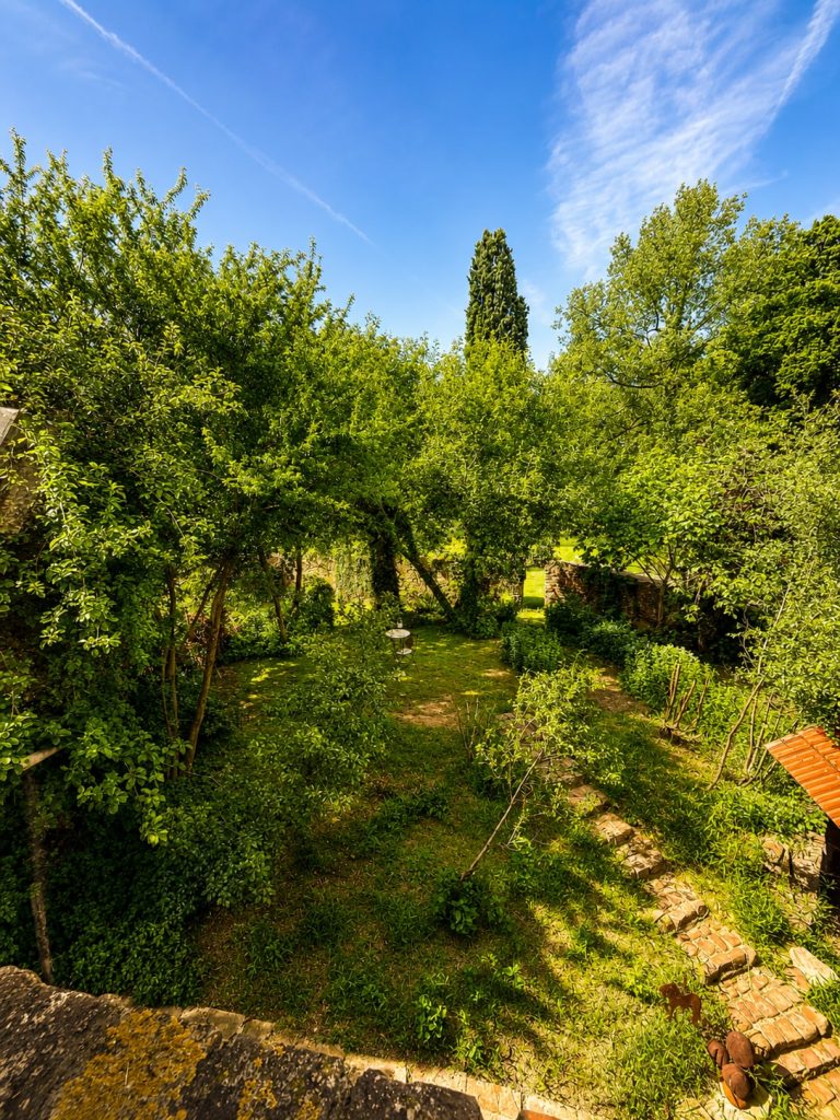 Ferienwohnung Melkerstübchen – Blick In Garten
