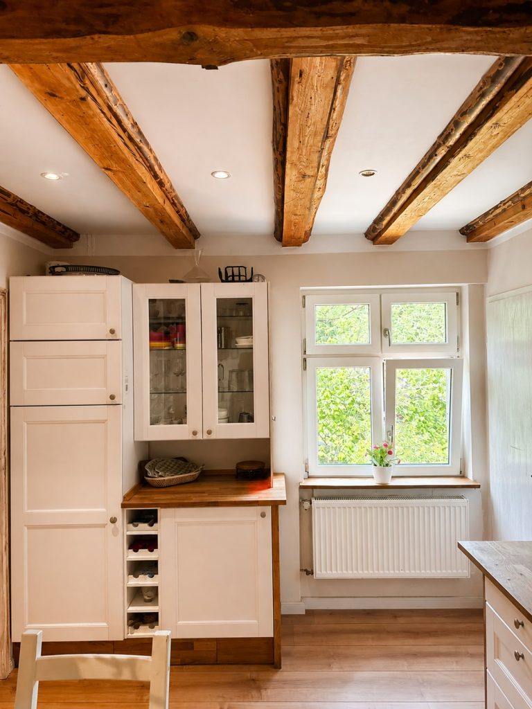 Ferienwohnung Melkerstübchen – Küche Kühlschrank