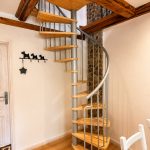 Ferienwohnung Melkerstübchen – Wendeltreppe Aufgang Schlafzimmer