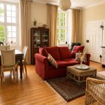 Ferienwohnung Ostwind – Wohnzimmer Schlafsofa